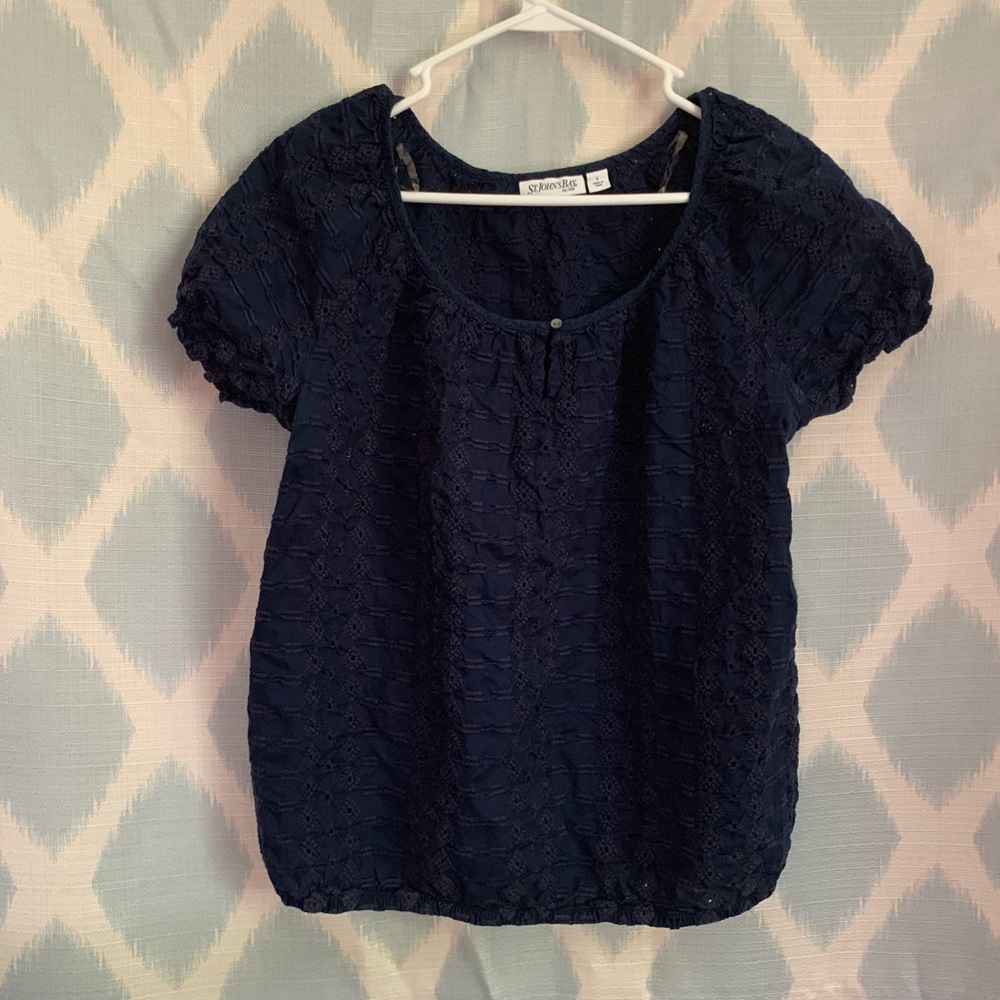 Dark Blue Blouse